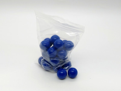 Ball Projectile, .68 Cal, 25 Pack, Blue Nylon