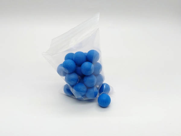 Ball Projectile, .68 Cal, 25 Pack, Blue Rubber