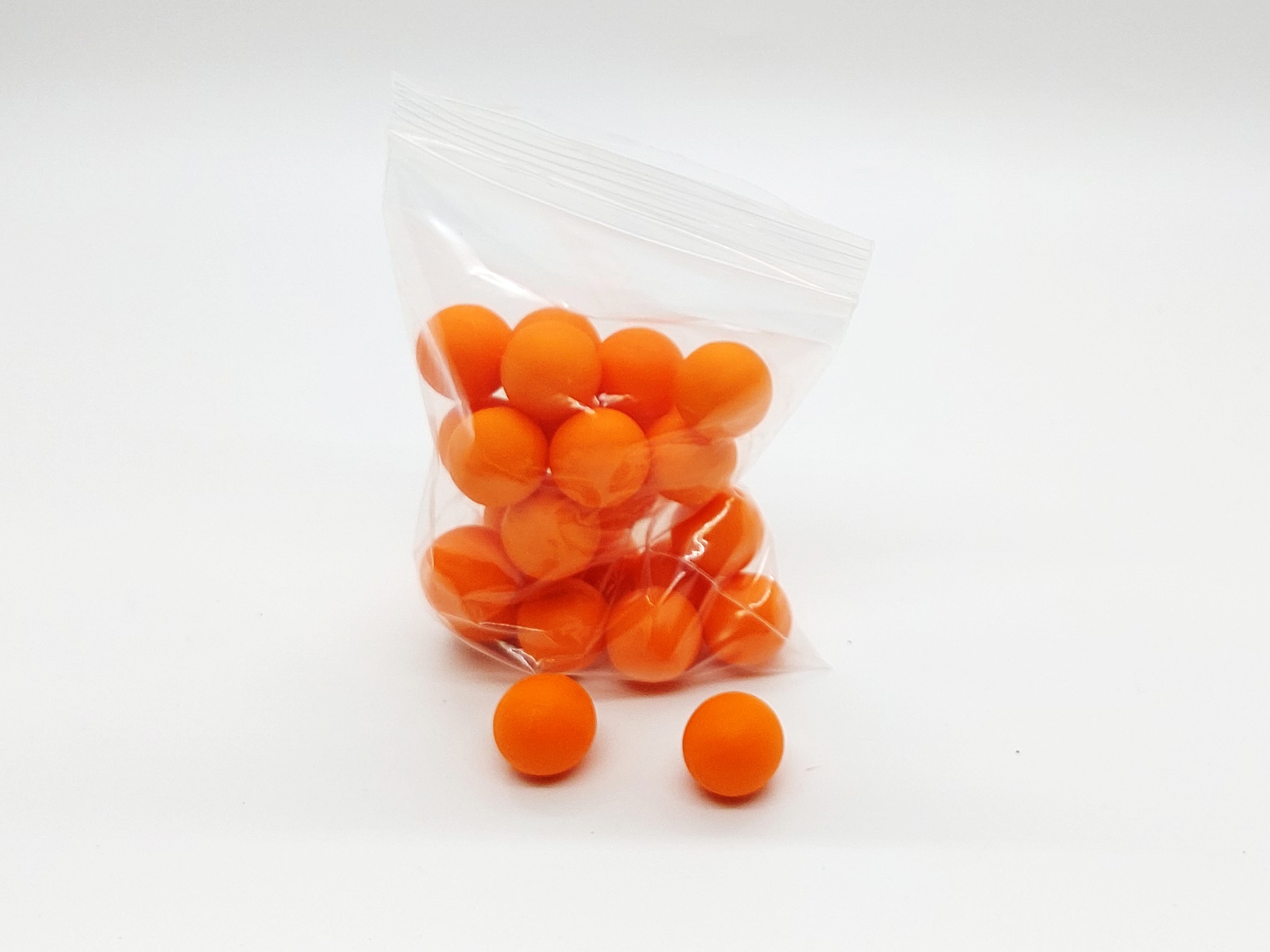 Ball Projectile, .68 Cal, 25 Pack, Orange Rubber